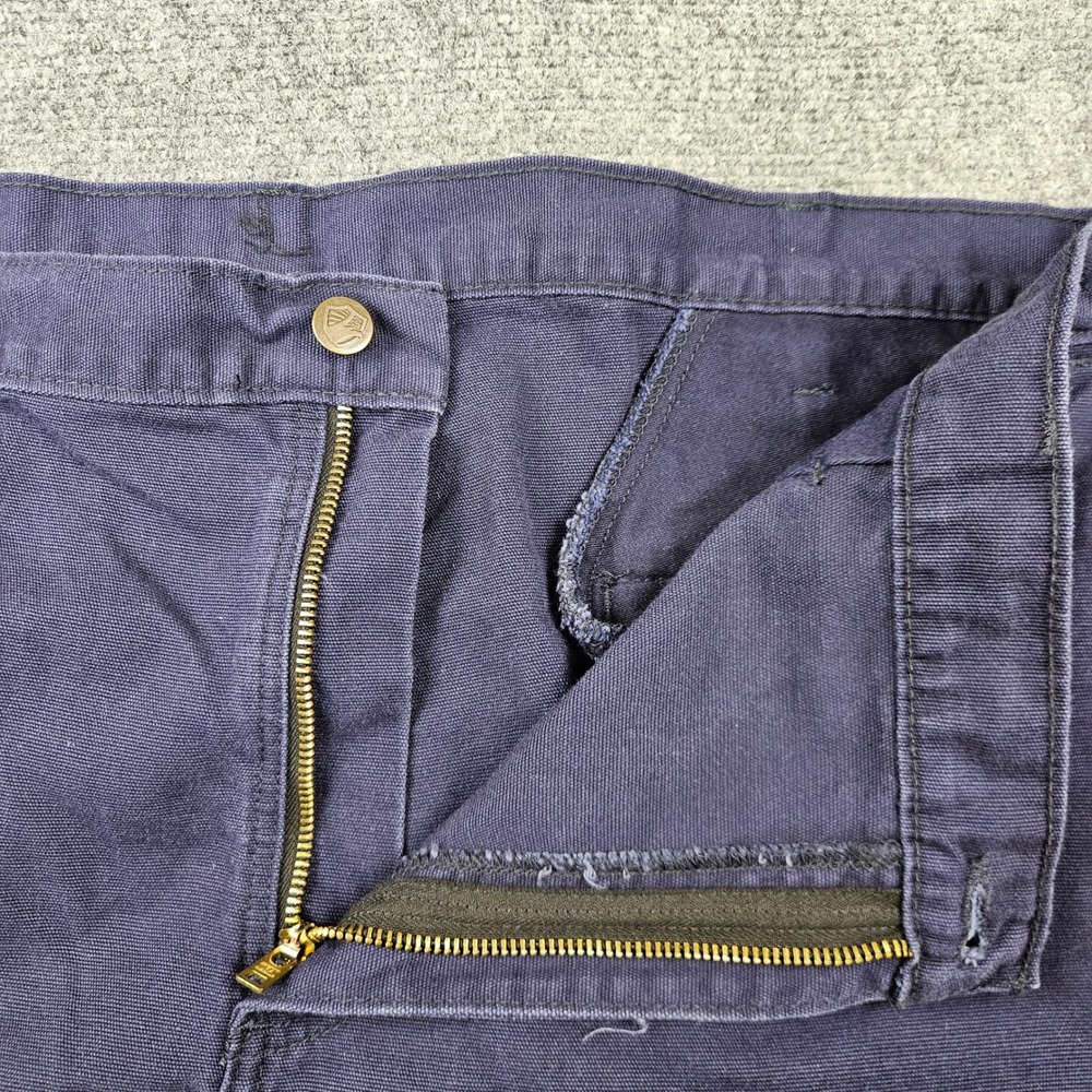 Tyndale Workwear Mens Flame Resistant Cargo Pants Navy Blue FR W40 L32 K215T - Picture 8 of 12
